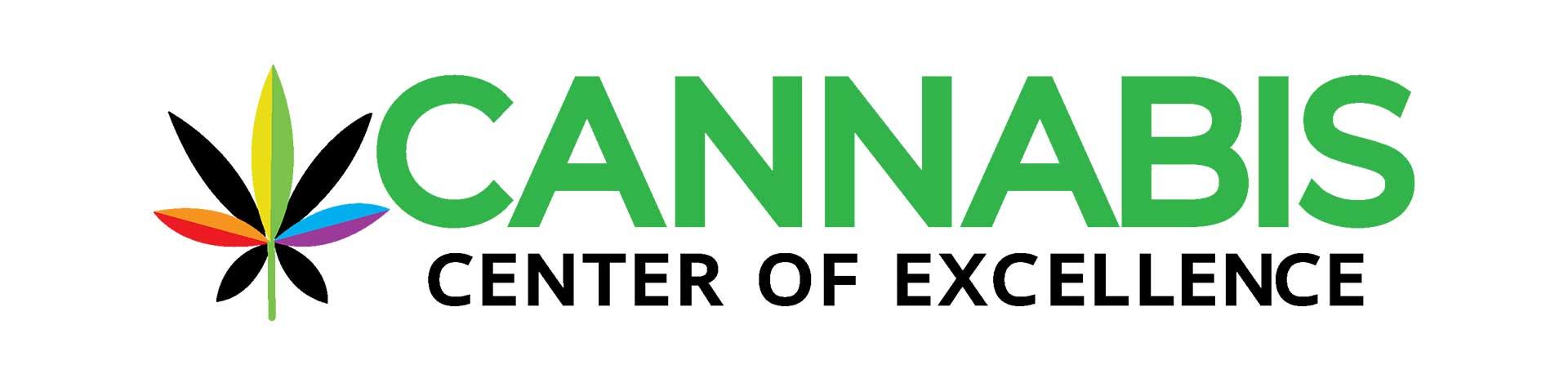 Cannabis center of excellence logo.