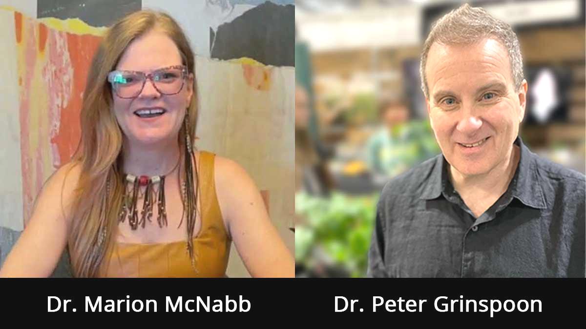 Dr. Marion McNabb and Dr. Peter Grinspoon