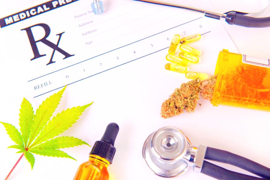 Cannabis on a prescription pad as a harm reduction alternative.