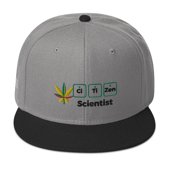 Snapback Hat: Citizen Scientist Rasta - Cannabis Center of Excellence